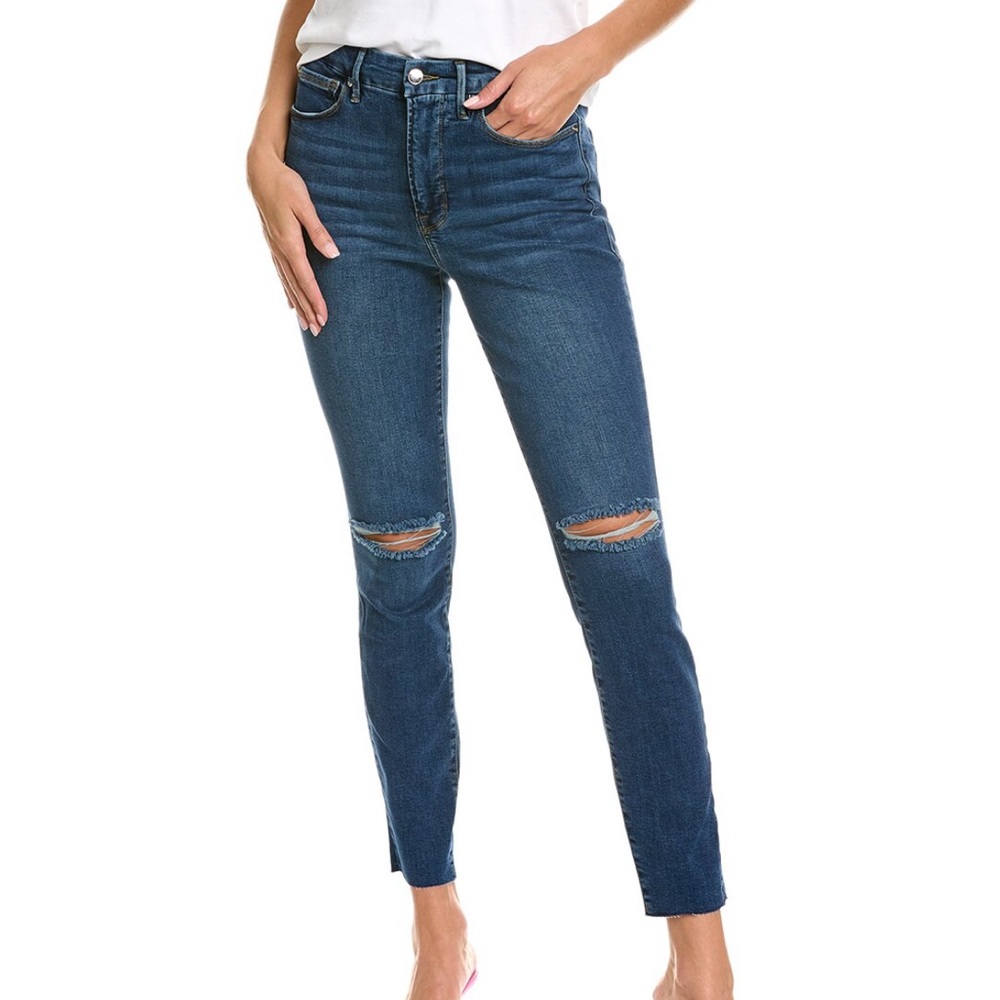 Good American Good Waist Crop Jeans